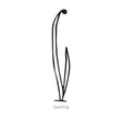 Black line drawing of Solbunch Bunching/Scallion Onion seedling on a white background with 'Seedling' text.