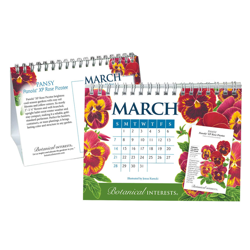 2027 Botanical Interests Desk Calendar